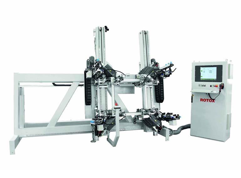 Rotox SVK 508 Vertical 4 Head Welding Machine