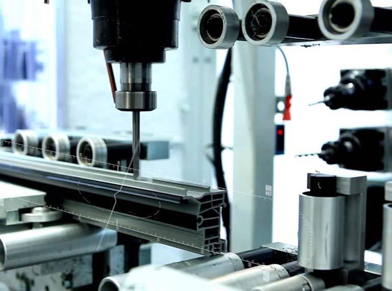 Aluminium window machine