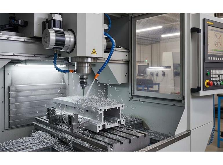 Aluminium profile milling & drilling machine