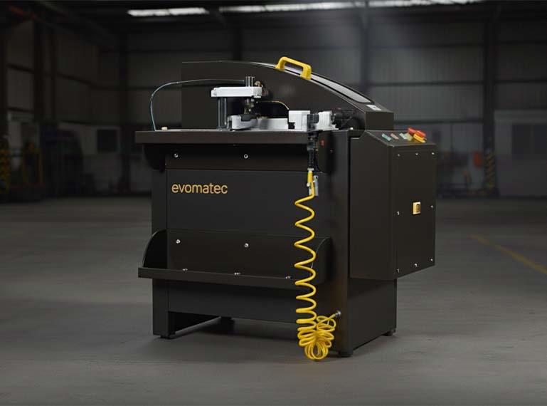 Aluminum window/door profile end milling