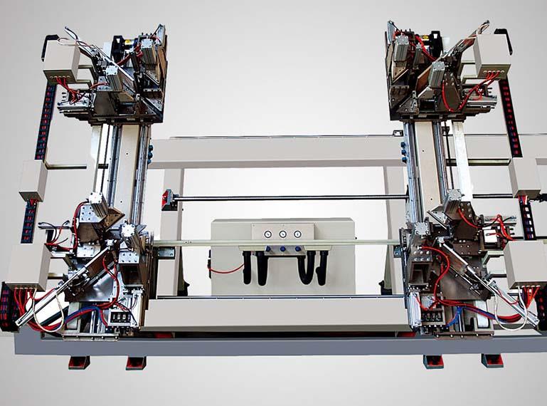 Four Head Welding Machines for PVC Window and Door Manufacturing